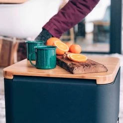 Tablette Pour Brasero Cube En Bambou - Höfats -Foyer Extérieur Pour Barbecue tablette bambou cube hofats 4260447330146 4